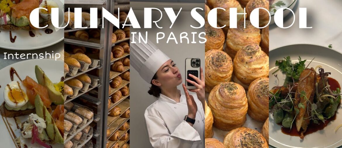 CULINARY SCHOOL IN PARIS VLOG| internship, Sunday Brunch, French restaurant, cooking, food,
