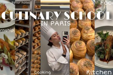 CULINARY SCHOOL IN PARIS VLOG| internship, Sunday Brunch, French restaurant, cooking, food,