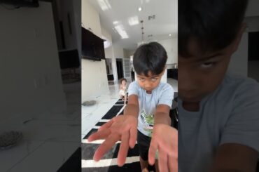 Adopted daughter babysits kids for the first time #shorts