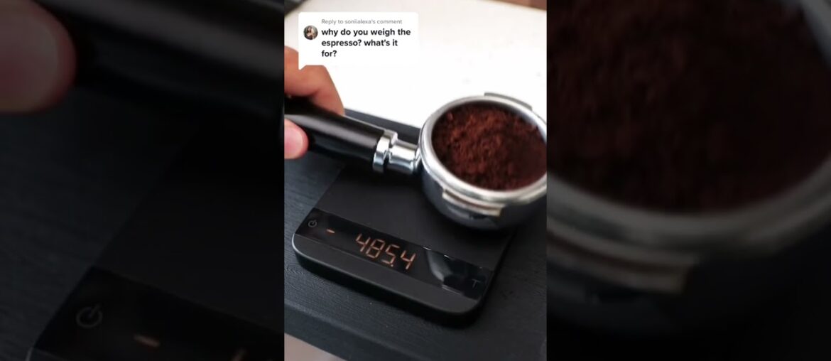 Using a scale is the key to better coffee #coffee