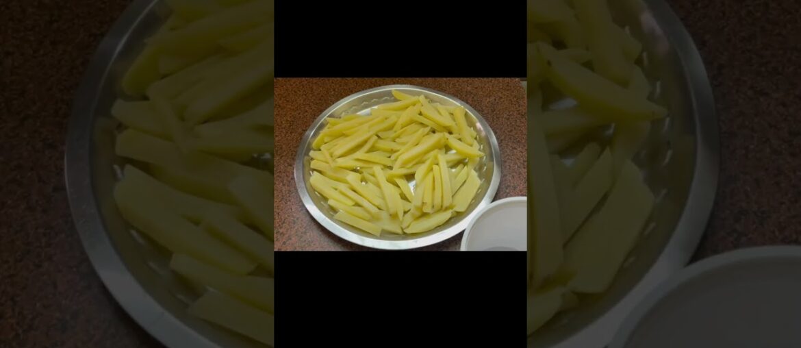 Easy French Fries Recipe #food  #friesrecipe  #potato  #easyrecipe  #cookingvideo  #cooking #shorts
