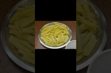 Easy French Fries Recipe #food  #friesrecipe  #potato  #easyrecipe  #cookingvideo  #cooking #shorts