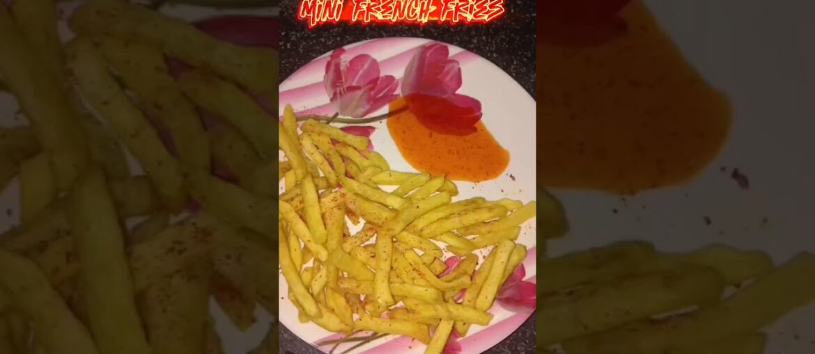mini French fries #allu recipe#shorts#viral#fast food