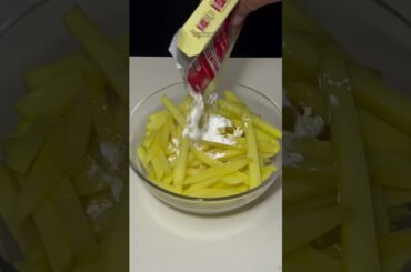 crispy french fries #potatosnacks #asmr #shorts