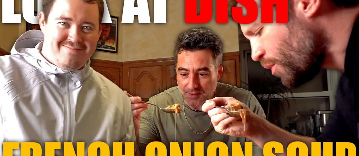 Shane Gillis Eats French Onion Soup with Netflix’s Tires crew – Look At Dish #9 Shane Gillis Eats French Onion Soup with Netflix's Tires crew - Look At Dish #9