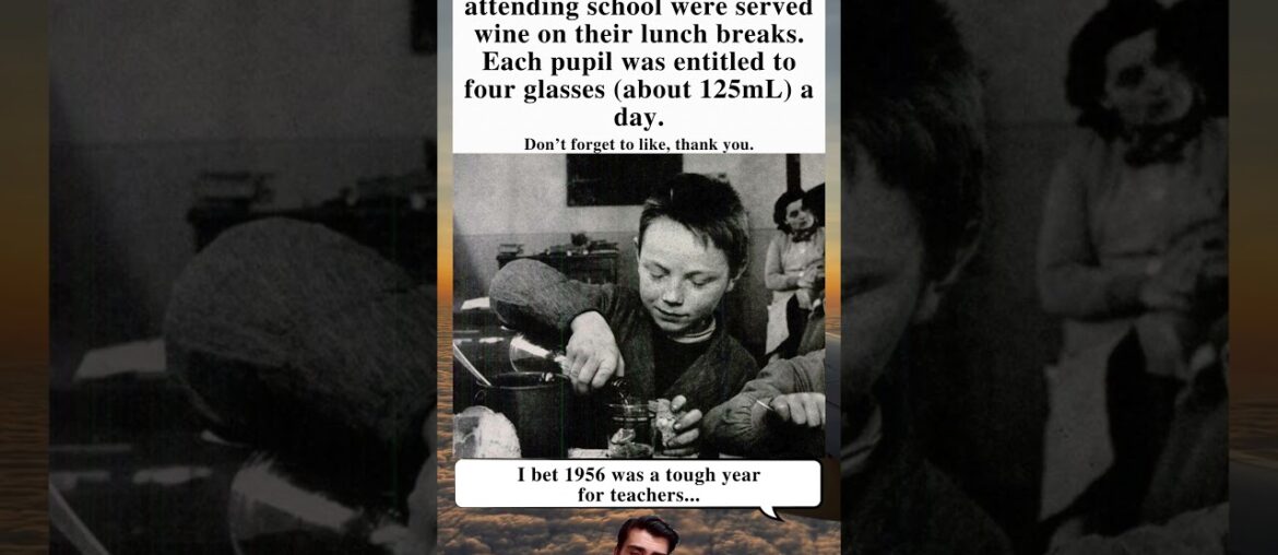 French School Kids Used to Drink Wine at Lunch Until 1956