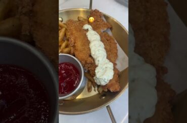 French fries and deep fried fish fillet! #foodplatter #foodvideos #teatime #satisfying