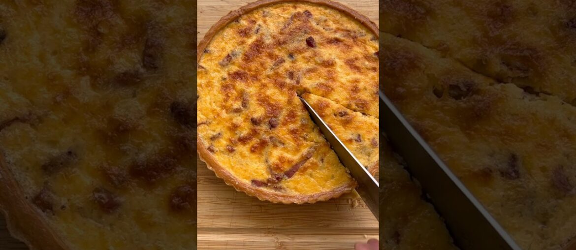 Quiche Lorraine | Egg classics | #classicfrench #food #frenchfood #eggrecipes #recipe #egg