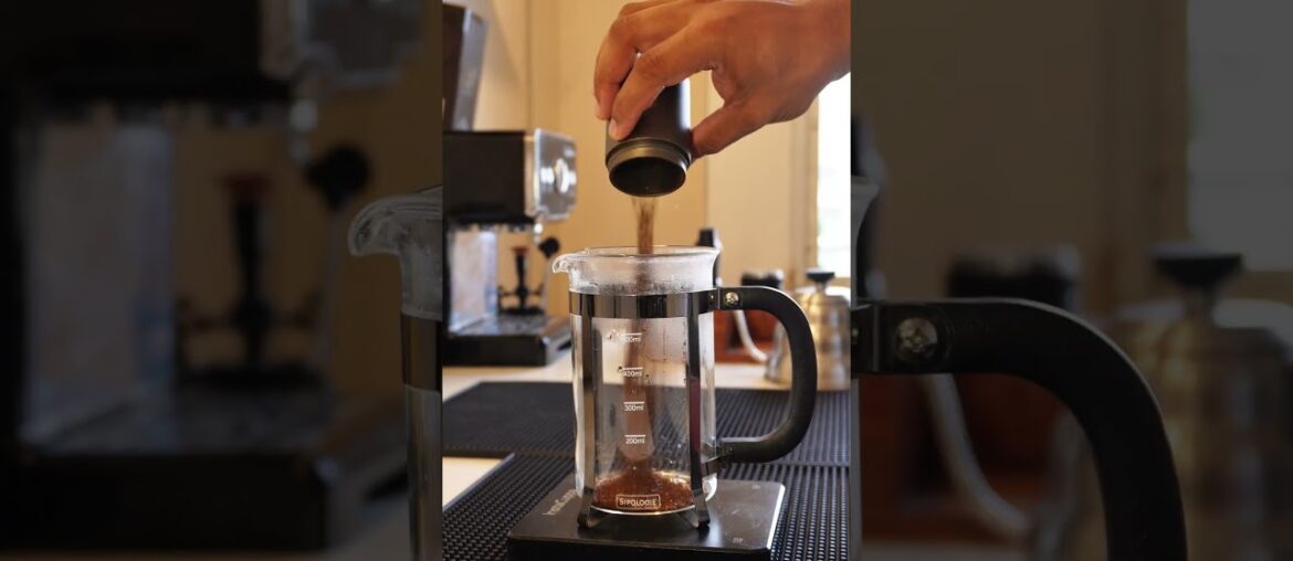 new coffee so we making french press