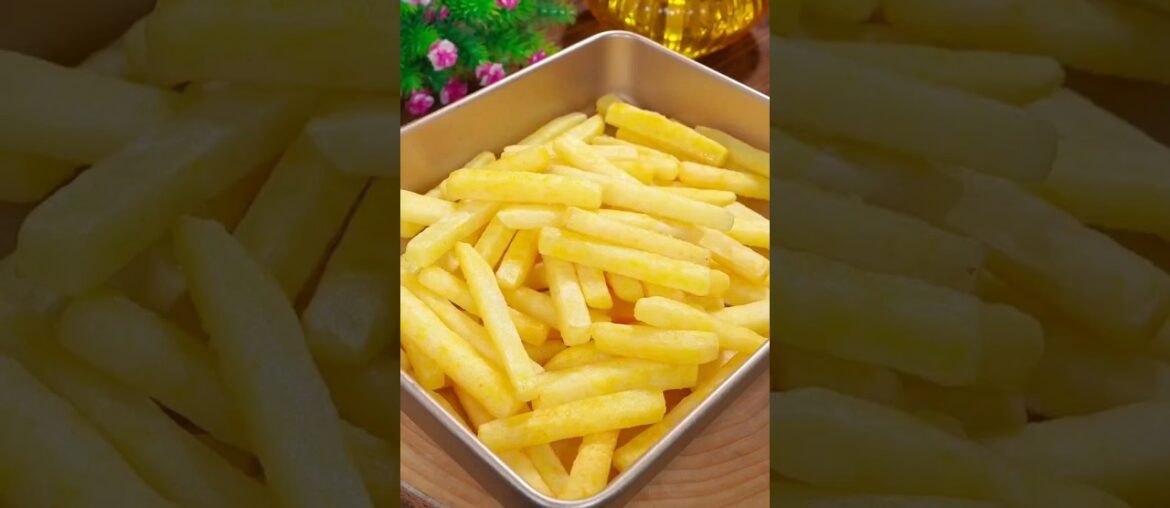 I learned this trick in a famous restaurant Now I only make french fries like this #shorts #fries