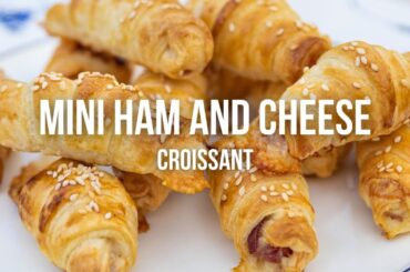 Mini Ham and Cheese Croissant