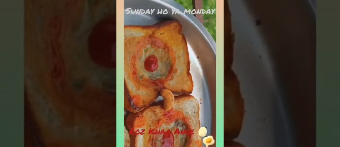 !!INTRESTING BREAKFAST IDEAS!!#bread #egg #recipe #shorts #youtubeshorts #breadeggrecipe