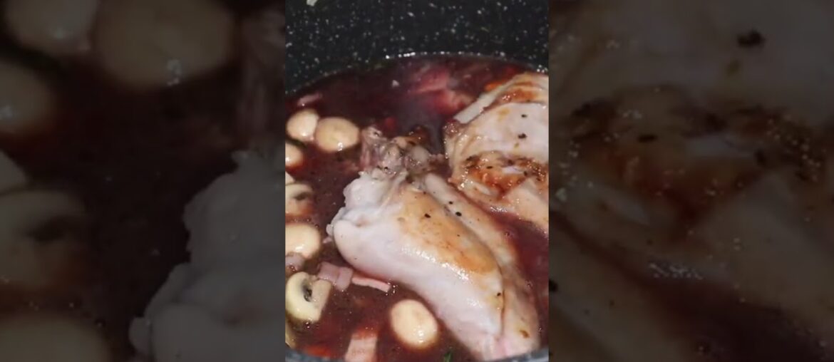 I Cooked A Rabbit In Red Wine Just Like The French