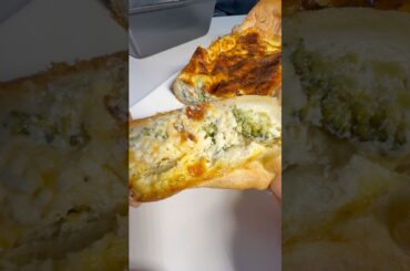 Baking #french #quiche #cheddar #brocoli