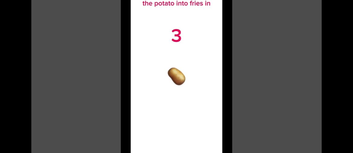 Make French Fries if you double tap