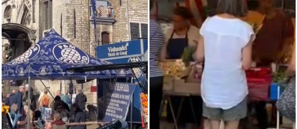 Paris, france food/Flea Market paradise. Pairs walk tour 2025