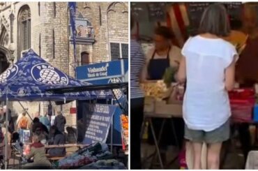 Paris, france food/Flea Market paradise. Pairs walk tour 2025