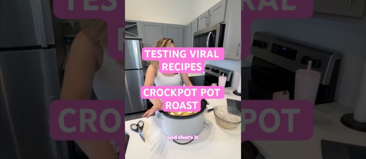 Testing Viral Recipes: Crock Pot French Onion Roast