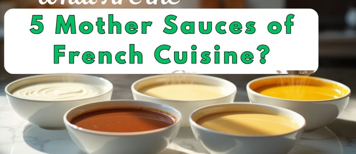 What Are the 5 Mother Sauces of French Cuisine?
