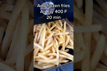 Air Fryer Recipe,  French fries #airfryer #quickrecipe #food