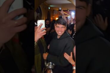 Carlos Alcaraz  celebrate his win at Roland Garros, completing historic comeback