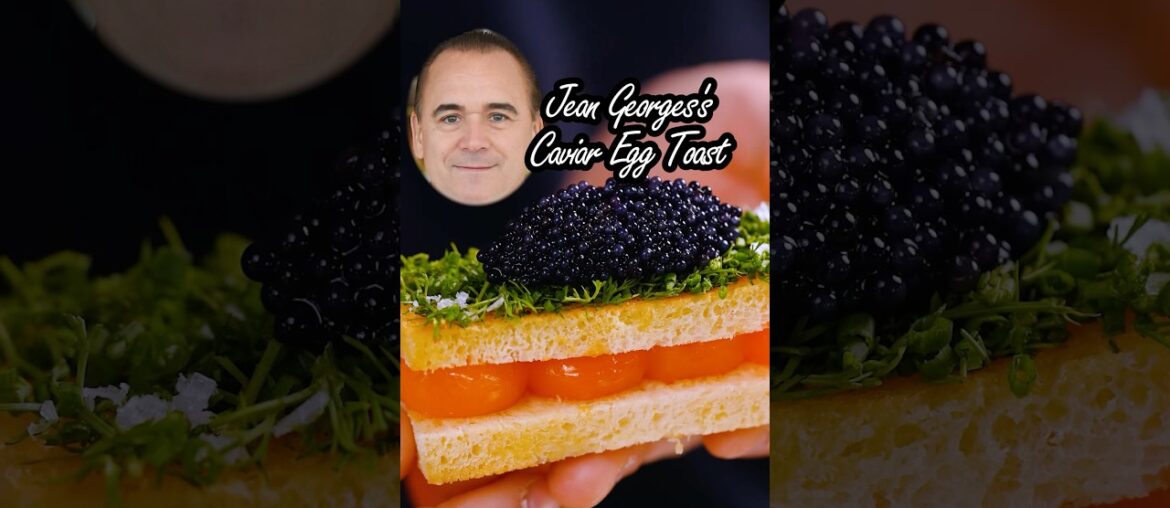 Chef Jean Georges’s signature dish #signaturedish Chef Jean Georges's signature dish #signaturedish