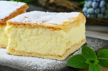Easy French Vanilla Slice in 30 Minutes | Krempita  - Cremeschnitte Recipe