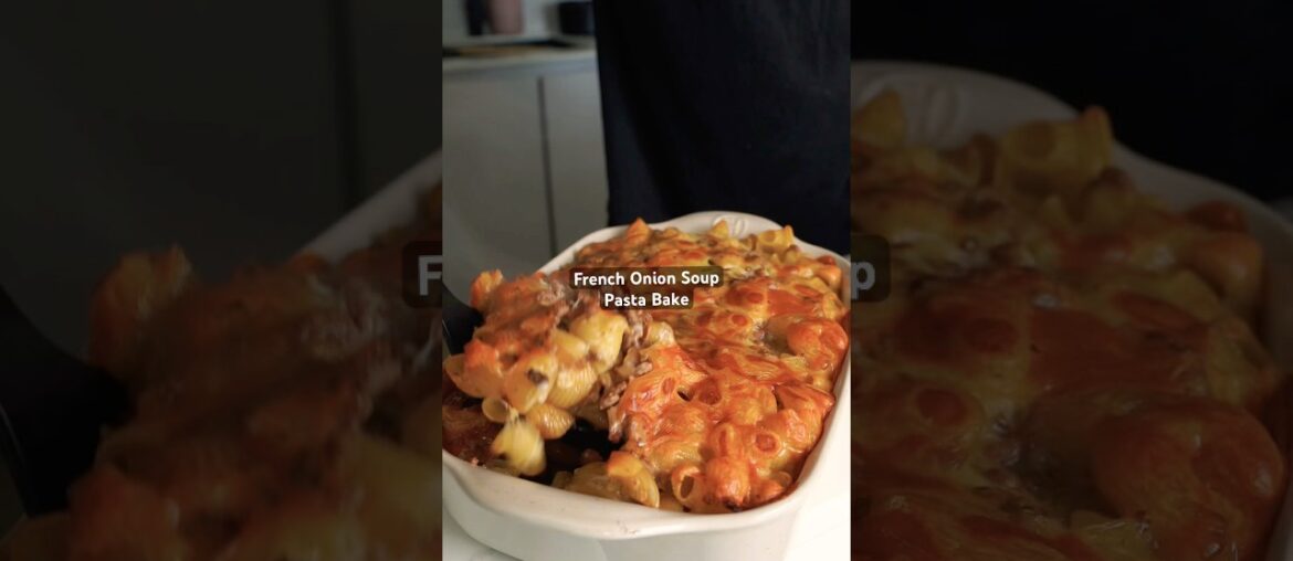 French Onion Soup Past Bake