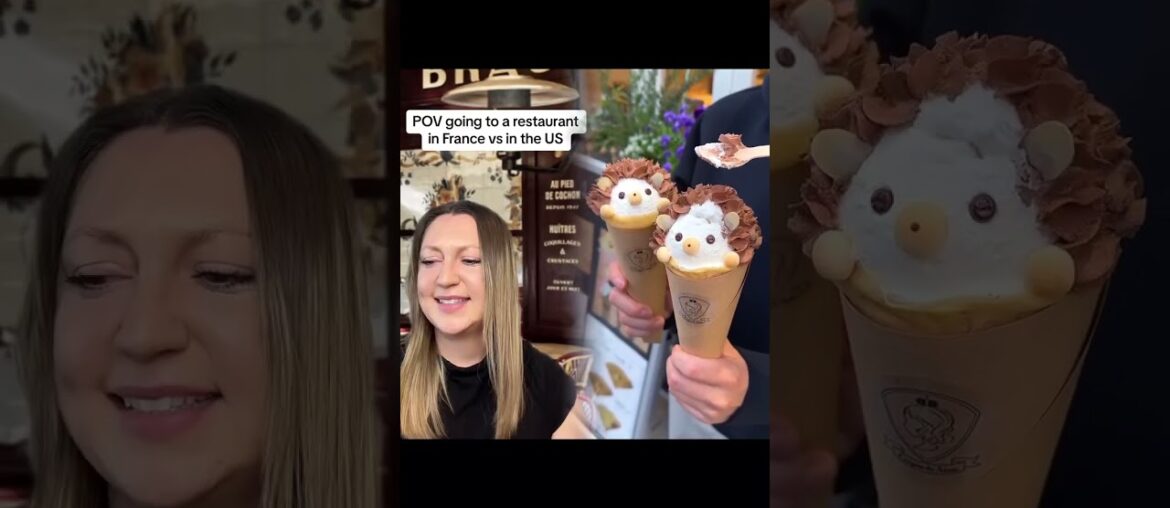 POV going to a restaurant in France vs in the US #france #french #usa #american #cultureshock