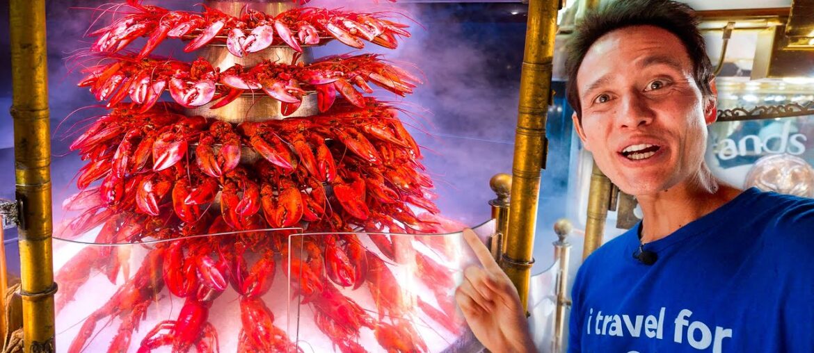 The World’s Best Buffet!! LOBSTER PYRAMID - All You Can Eat!!