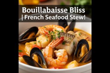 Bouillabaisse Bliss | French Seafood Stew! #cookingchannel #easyrecipe #food #foodie