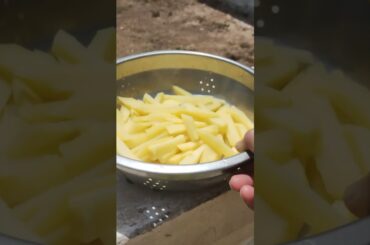 made french fries #food #recipe #cooking #homemadefood #music #fries#french#fries #foodie