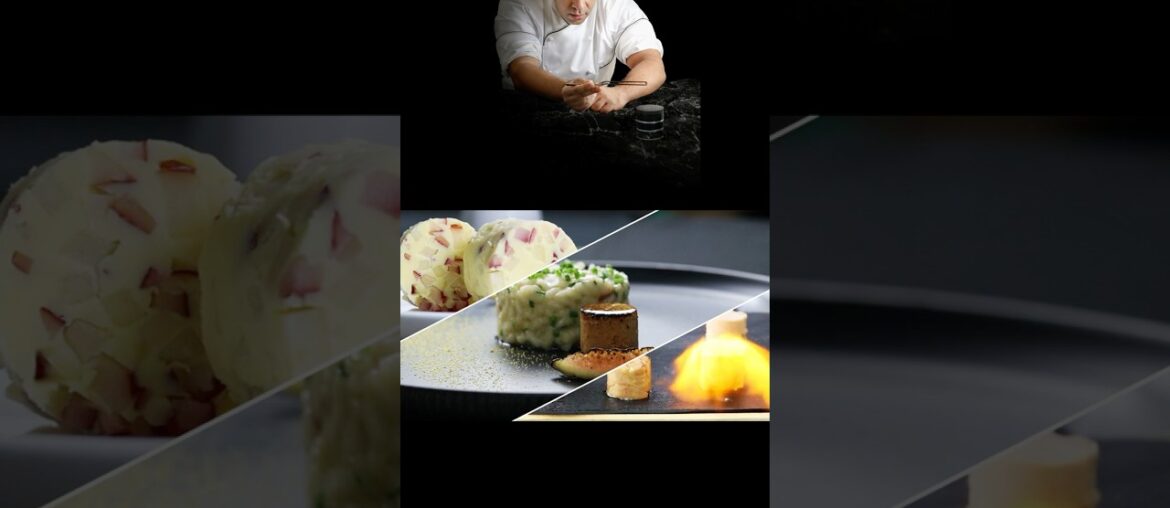 Luxury Apple Risotto with Foie Gras & Torched Fig | Michelin-Level Dish by Chef Mohamed Abdell Luxury Apple Risotto with Foie Gras & Torched Fig | Michelin-Level Dish by Chef Mohamed Abdell