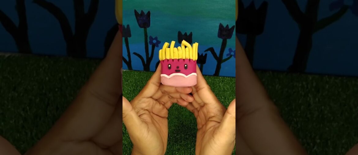 I made French fries cute #brainrot #fyp #cute #sprunki #clay #toys #sprunki