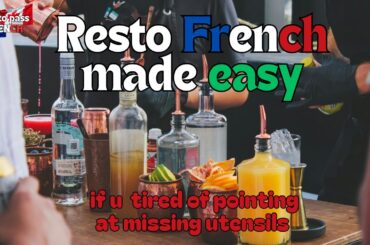 How to ask for utensils or condiments in french restaurant