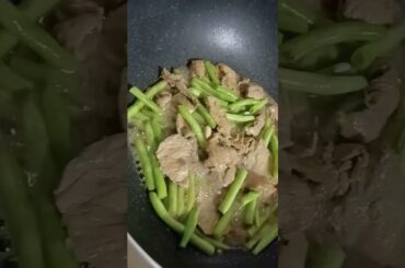 How to cook French Beans (my style) #asmr #food #asmrfood #youtubeshorts #cookingathome