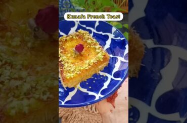 Kunafa French Toast | Bread Kunafa| Trending kunafa chocolate | Viral recipe | Kunafa on tawa#shorts