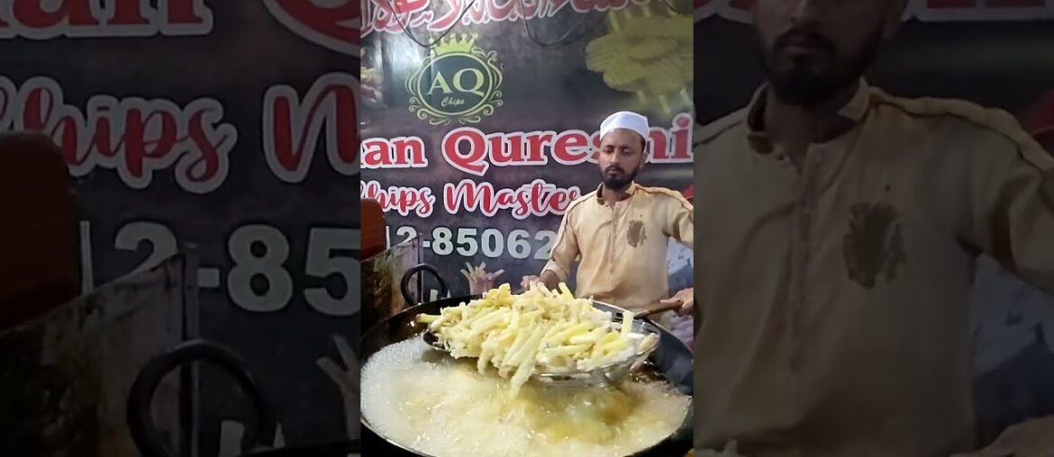 Viral French Fries making shop in Karachi #shorts