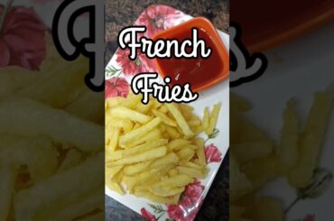Crispy and perfect, Easy way to make french fries at home #recipe #shorts #frenchfries #viralshorts