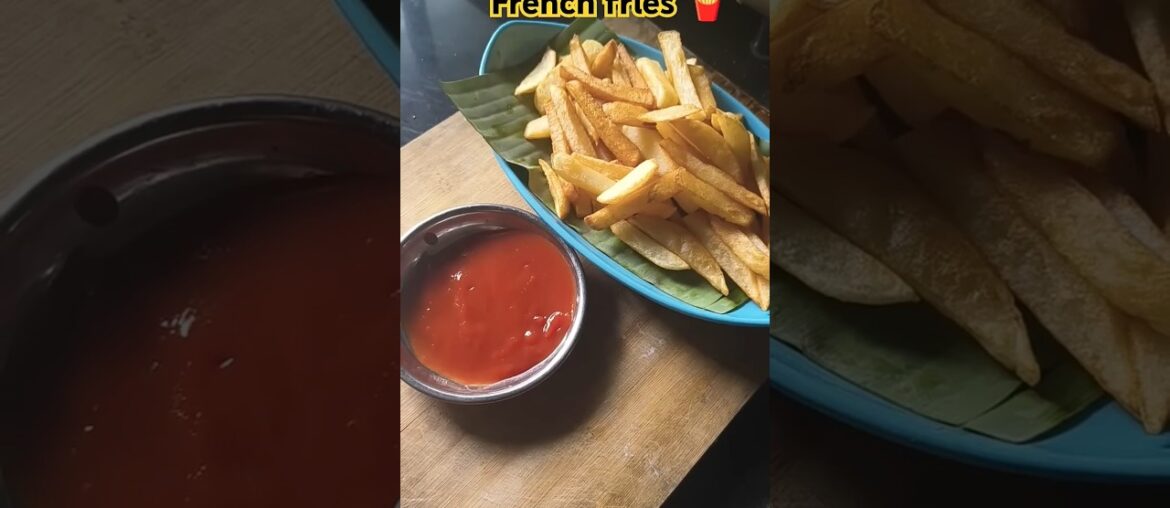 Crunchy French fries #food #potato #viralshorts #potatochips #potatorecipe  #viralfood