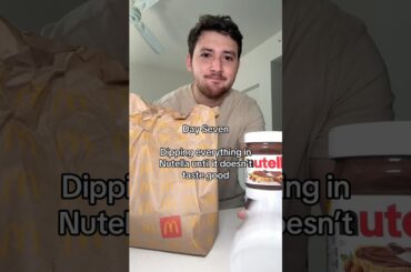 Who says French fries don’t go with Nutella? #nutella