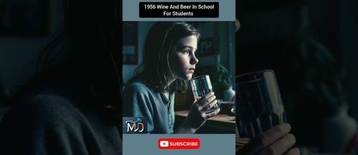 1956 Wine & Beer Was Allowed In France Schools | #shorts #viral #shortsvideo