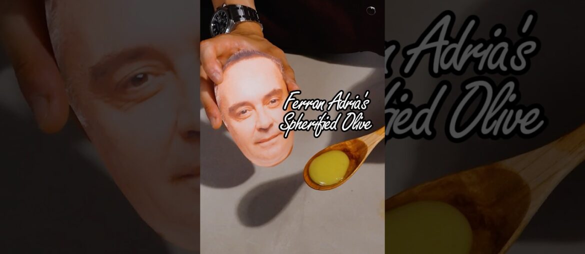 Rating Ferran Adria’s signature dish #shorts Rating Ferran Adria's signature dish #shorts