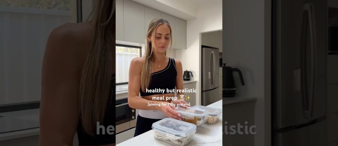 HIGH PROTEIN MEALS | healthy but realistic meal prep #mealprep #highprotein #easyrecipe #healthyfood