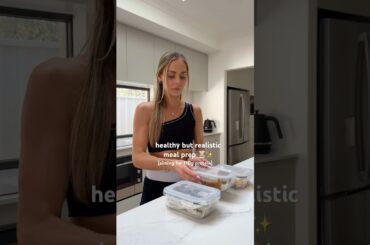 HIGH PROTEIN MEALS | healthy but realistic meal prep #mealprep #highprotein #easyrecipe #healthyfood