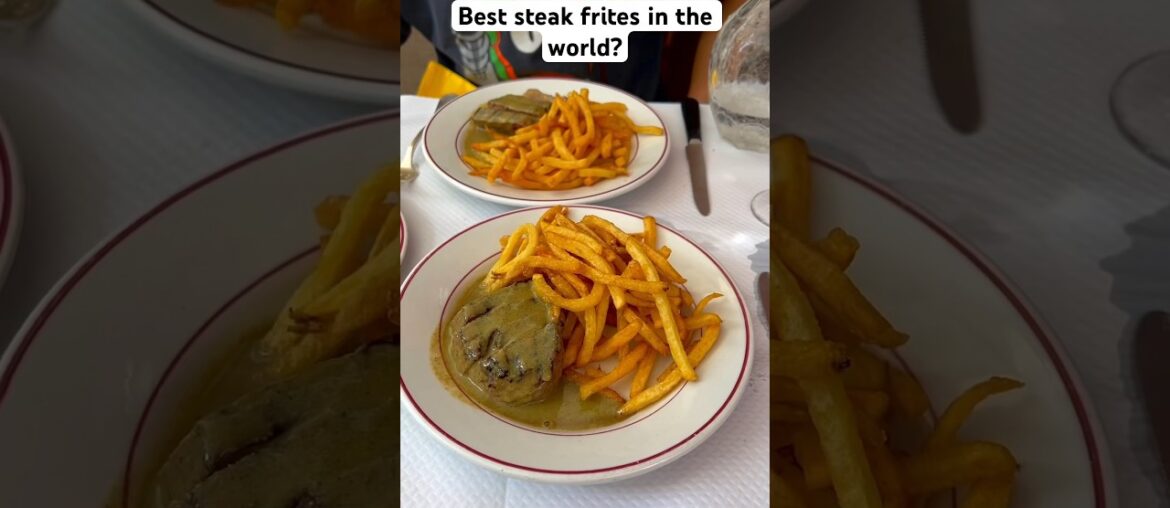 The famous Paris steak frites just opened in NYC #foodie #steak #paris #food