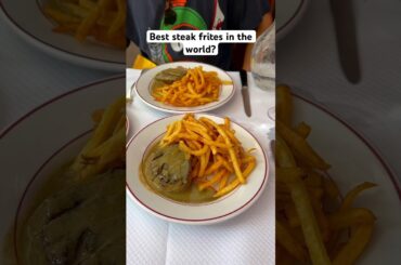 The famous Paris steak frites just opened in NYC #foodie #steak #paris #food