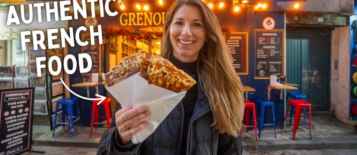 PARIS, FRANCE | Eating Our Way Through MONTMARTRE - Boeuf Bourguignon, Crepes, Macarons, & MORE!