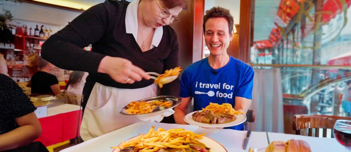 I Tried the Most Famous STEAK FRITES in Paris!! (Full Review) I Tried the Most Famous STEAK FRITES in Paris!! (Full Review)