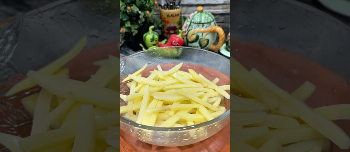Make Crispy French Fries at Home #recipe #youtubeshorts #asmr #asmrcooking #shorts